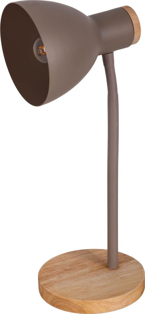 Näve Leuchten Tischleuchte MARIE mit E14 Tischleuchte MARIE mit E14 Tischleuchten - Schreibtischleuchte "MARIE" H: 36,5cm braun, Tischlampe im Ret...