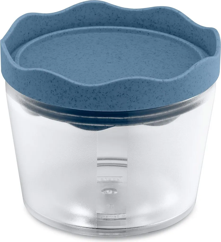 Barattolo Koziol Prince S 300ml Organic Blue - Design Eco-Sostenibile