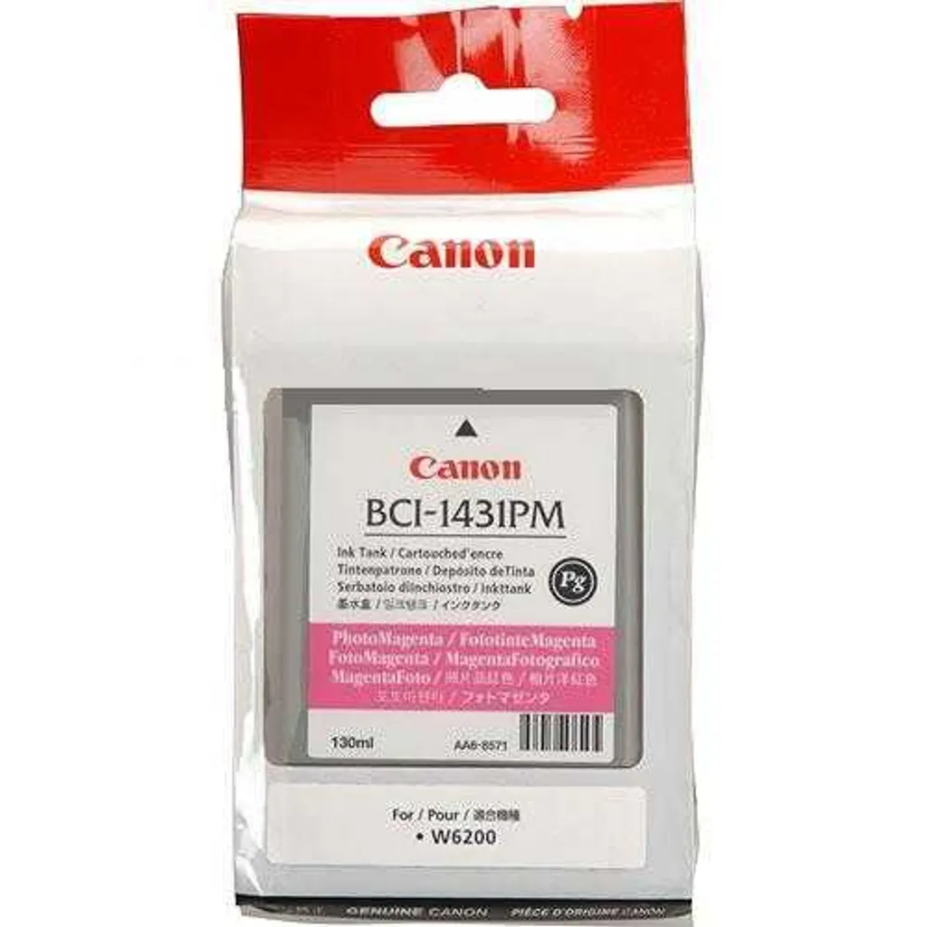 Cartouche d'encre Canon BCI-1431M Magenta Clair - Réf 8974A001 d'origine