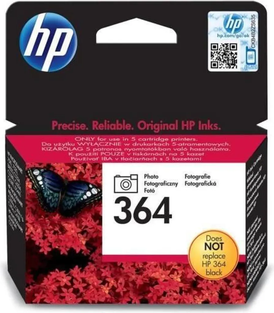 HP 364 Nero Originale | Cartuccia per Stampe Scolastiche e Ufficio
