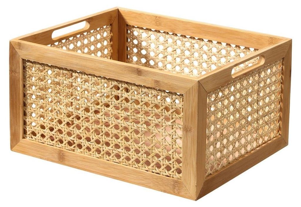 CALICOSY - Boîte en Bambou et Rotin Grand Modèle - Image du produit 