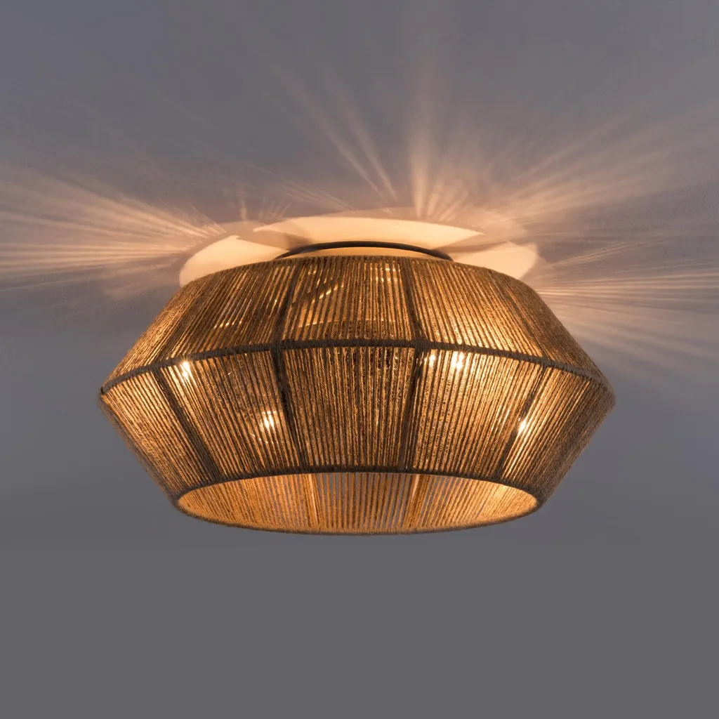 Ventilateur de plafond Boho pour salon et chambre avec sa télécommande RF - 3