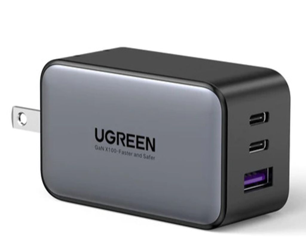 Ugreen Nexode Triple USB / USB-C Charger Power Delivery 65W Produktbild 