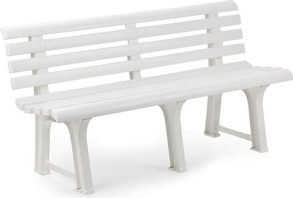 Ipae Pro Garden Gartenbank 150 X 50 X 80 Cm Weiß 150 x 50 x Produktbild 