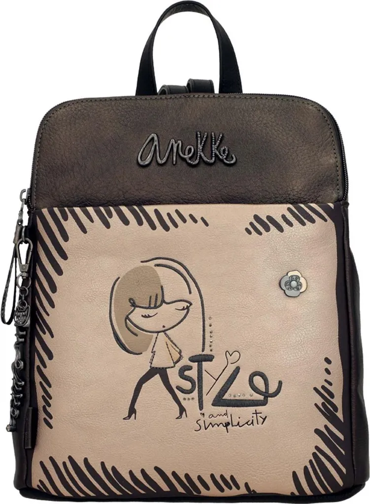 Anekke tempo libero zaino zaino Nature Koko 2-Compartment Backpack Multicolor multicolore
