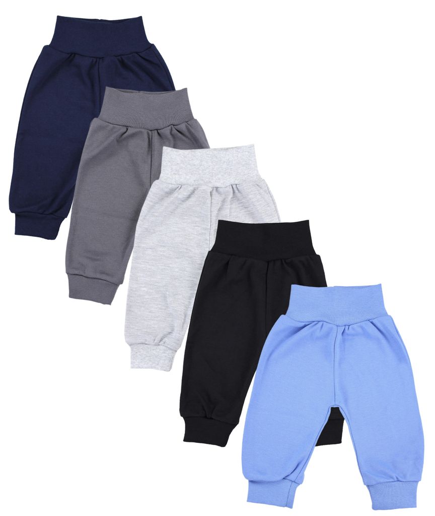 Pantaloni Sportivi Interlock Per Bambini - Comodi, Elastici In Vita | 100% Cotone, Lavabile - Foto 3