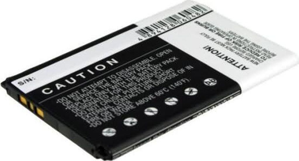 Akku für Sony Ericsson AAD-3880130-BV Li-Ion 3,7 Volt 1000 mAh schwarz.