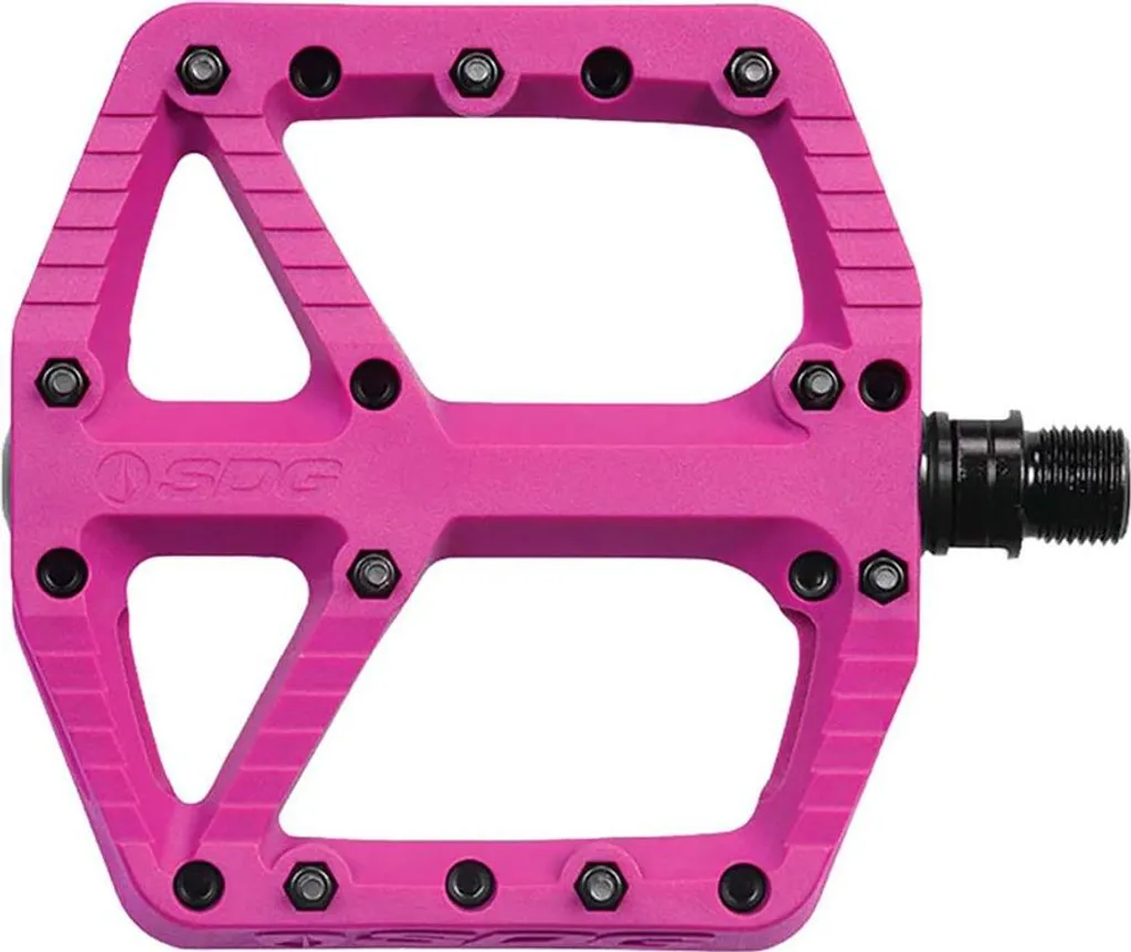 Pédales SDG Comp Violettes en Composite - Légèreté et Picots Acier Grip
