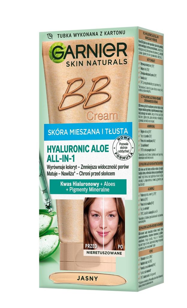 Garnier Hyaluronový Aloe BB krém 5v1 pre mastnú a zmiešanú Obrázok produktu 