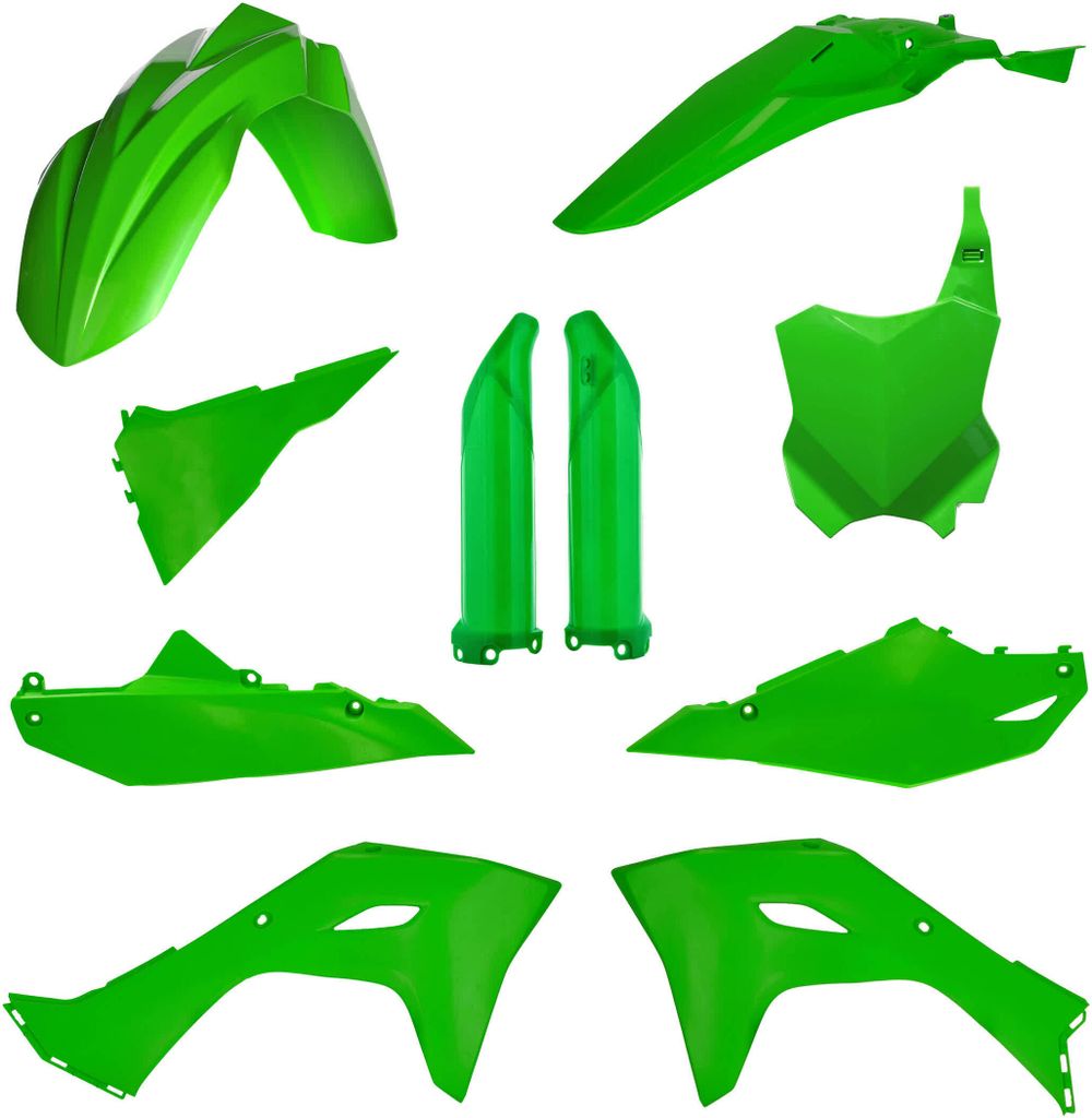ACERBIS 10-teiliges Verkleidungskit Grün für KAWASAKI