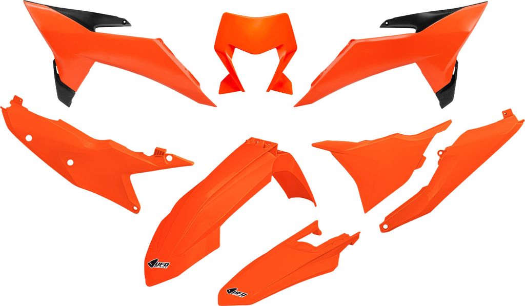 Verkleidungskit UFO PLAST 8-teilig Verkleidungssatz Kunststoff für KTM EXC Sixdays EXC-F 150 - 500 ccm Bj. 2026, Farbe:neonorange