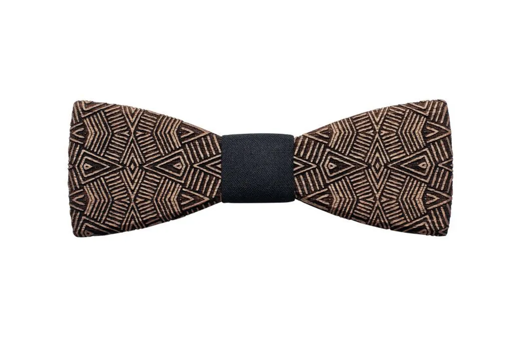 Nœud Papillon en Bois Africain BeWooden - Accessoire Homme Fait Main