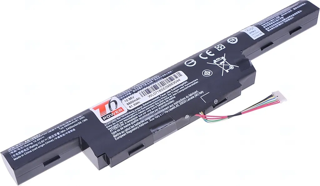 Batteria T6 Power AS16B8J per Acer Aspire - Li-Ion 10.95V 56Wh