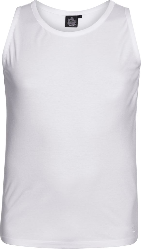Übergrößen Tanktop Trägershirt Muscleshirt AHORN SPORTSWEAR weiß 9XL