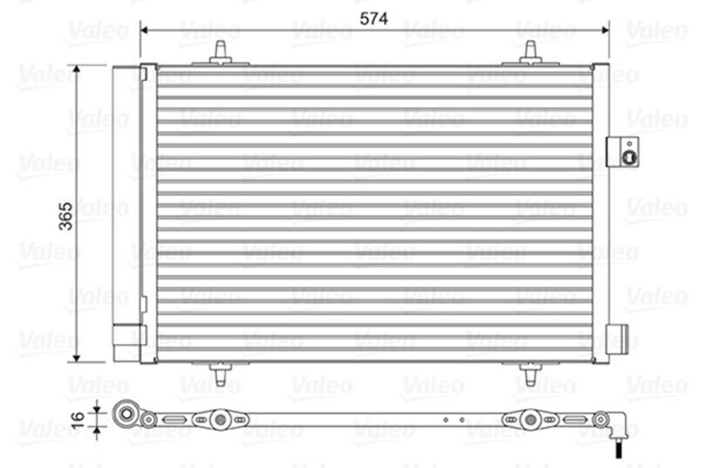 VALEO 814420 Kondensator Klimaanlage Klimakondensator passend für PEUGEOT 508 SW I (8E) +Trockner
