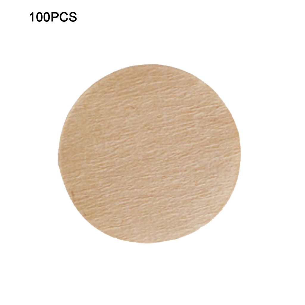 100pcs Round Home Office Cafe Kaffeefilterpapier Moka Pot Espresso -Teesieb-60mm