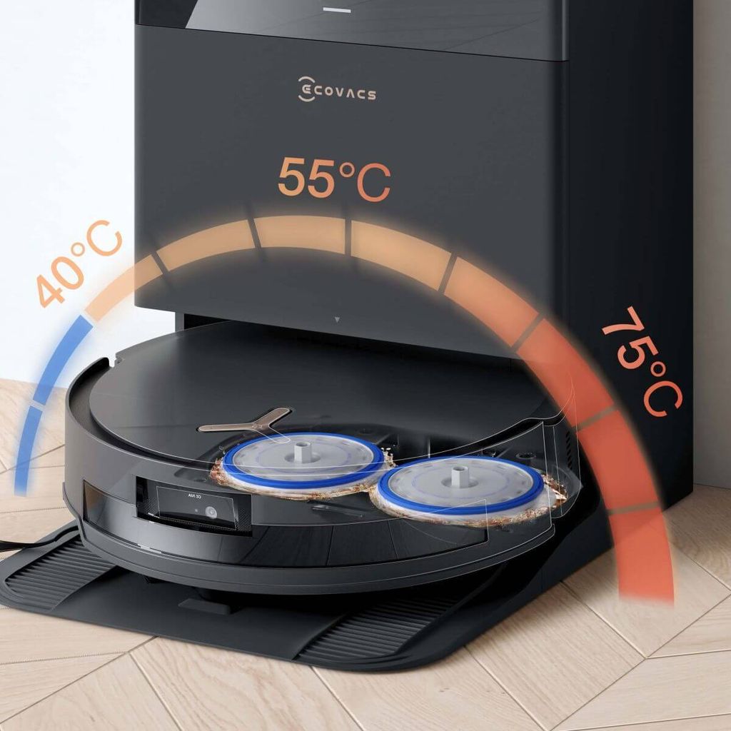 Ecovacs DEEBOT T50 MAX PRO OMNI BLACK Obrázok produktu 7