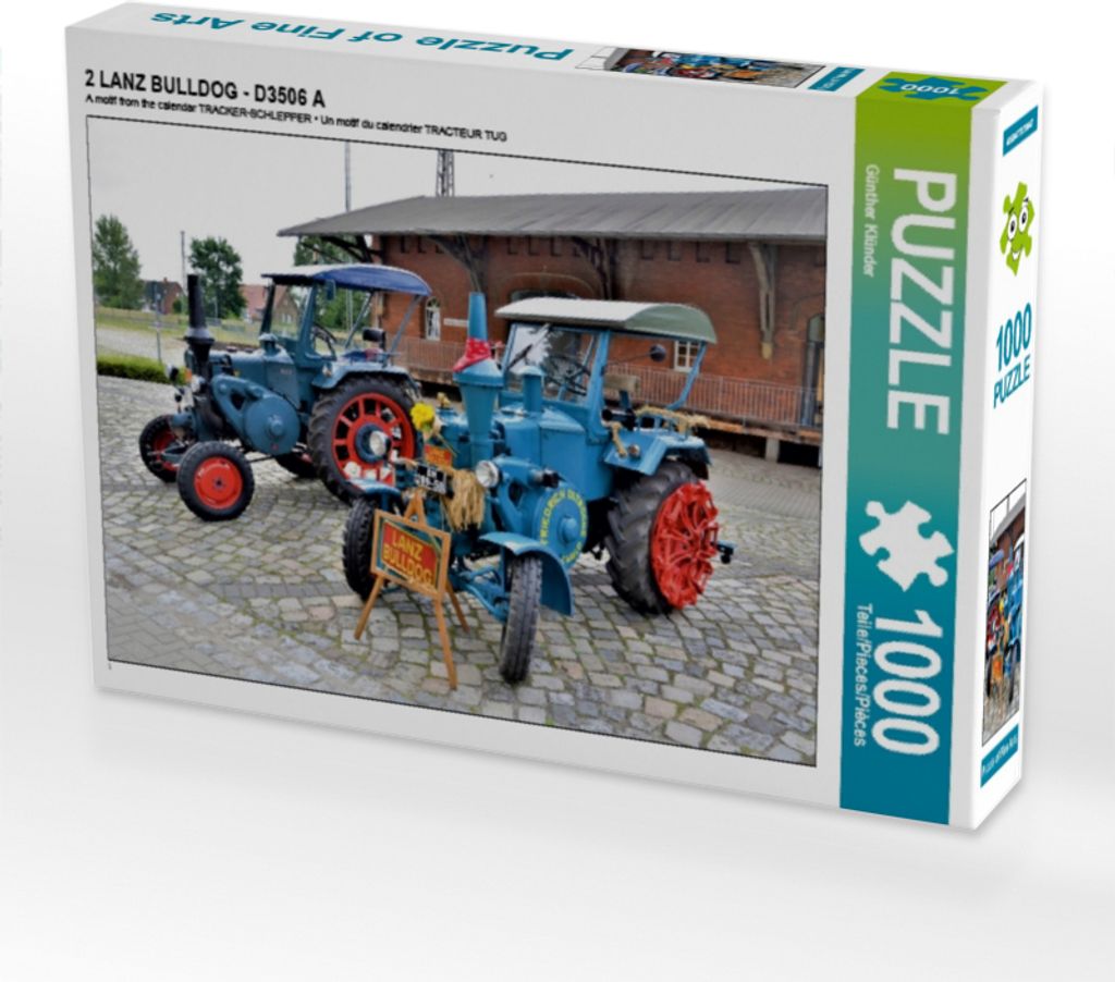 CALVENDO Puzzle 2 LANZ BULLDOG - D3506 A | 1000 Teile Produktbild 