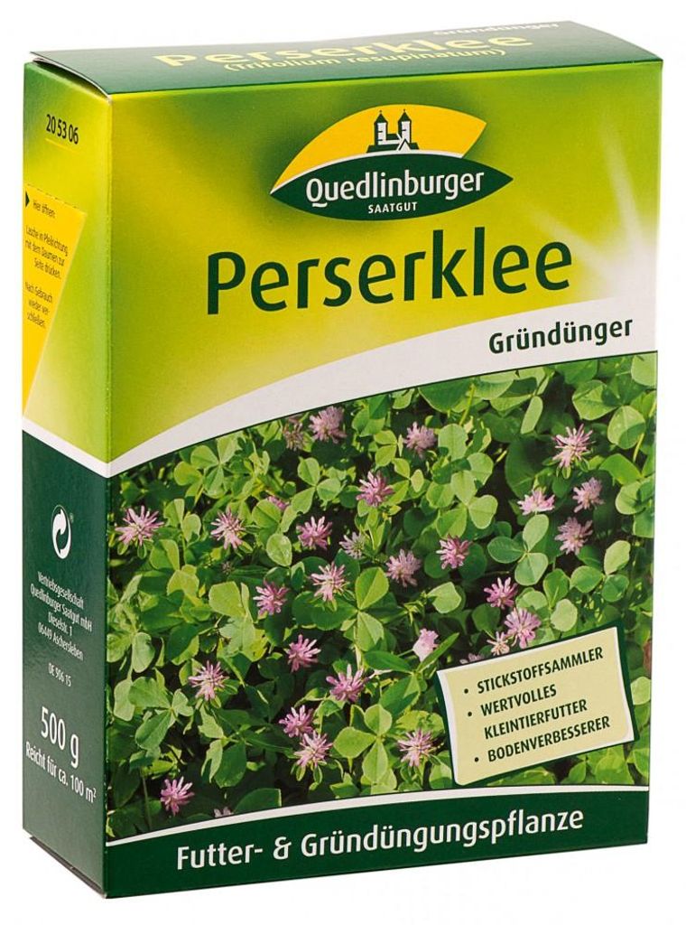 Perserklee 500 g | Gründünger von Quedlinburger Produktbild 
