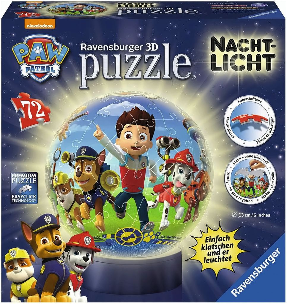 Luce notturna - Paw Patrol Ravensburger 11842 Immagine del prodotto 