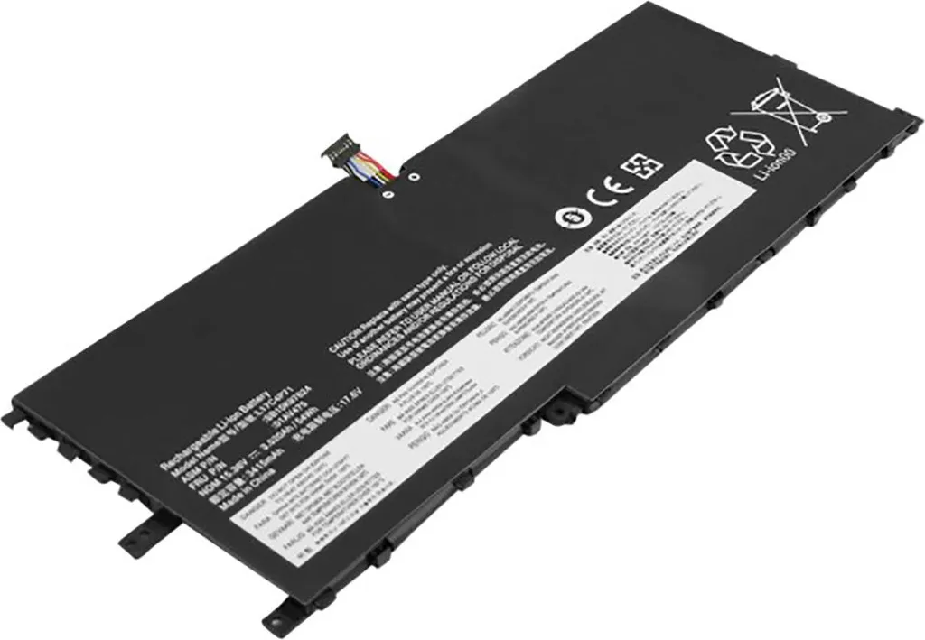 Batteria Avizar Lenovo X1 Yoga 2018 Ricambio 54Wh 15.36V Nero