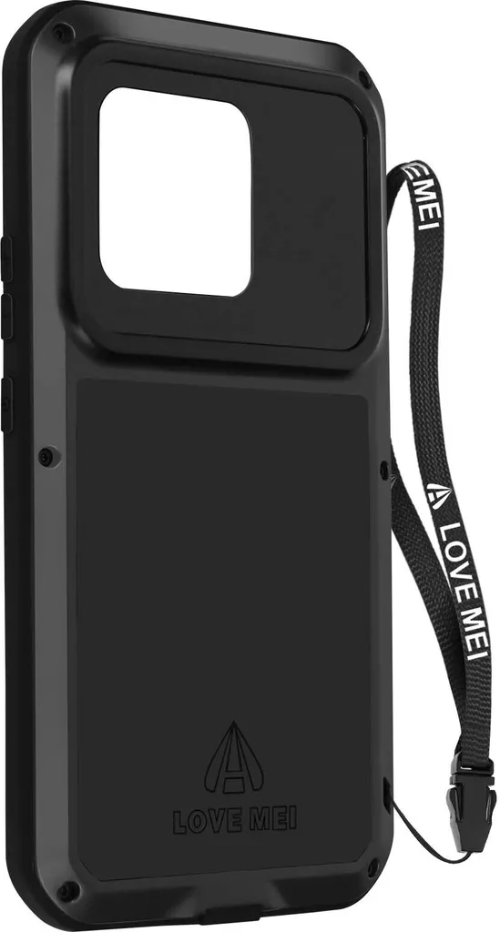 Étui Xiaomi 13 Antichoc LoveMei Powerful Noir avec Verre de Protection