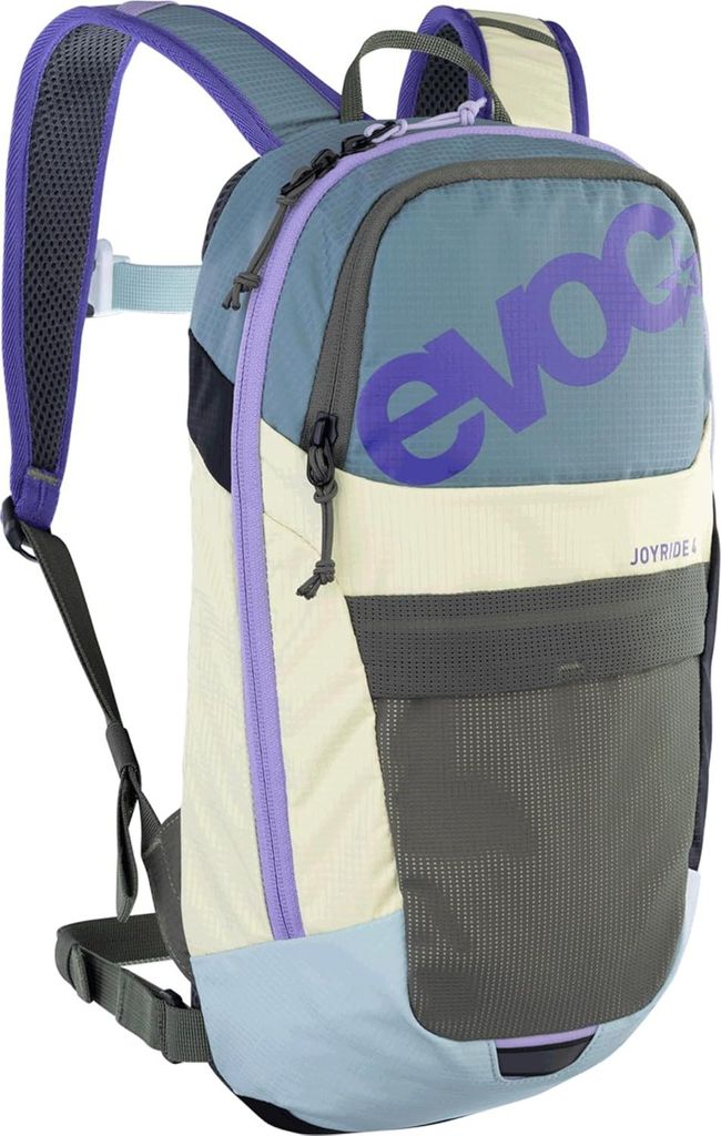 EVOC JOYRIDE 4 Kinder Rucksack, Fahrradrucksack (leichter Sportrucksack für junge Biker:innen, abnehmbarer Hüftgurt, mit Trinkblasenfach),