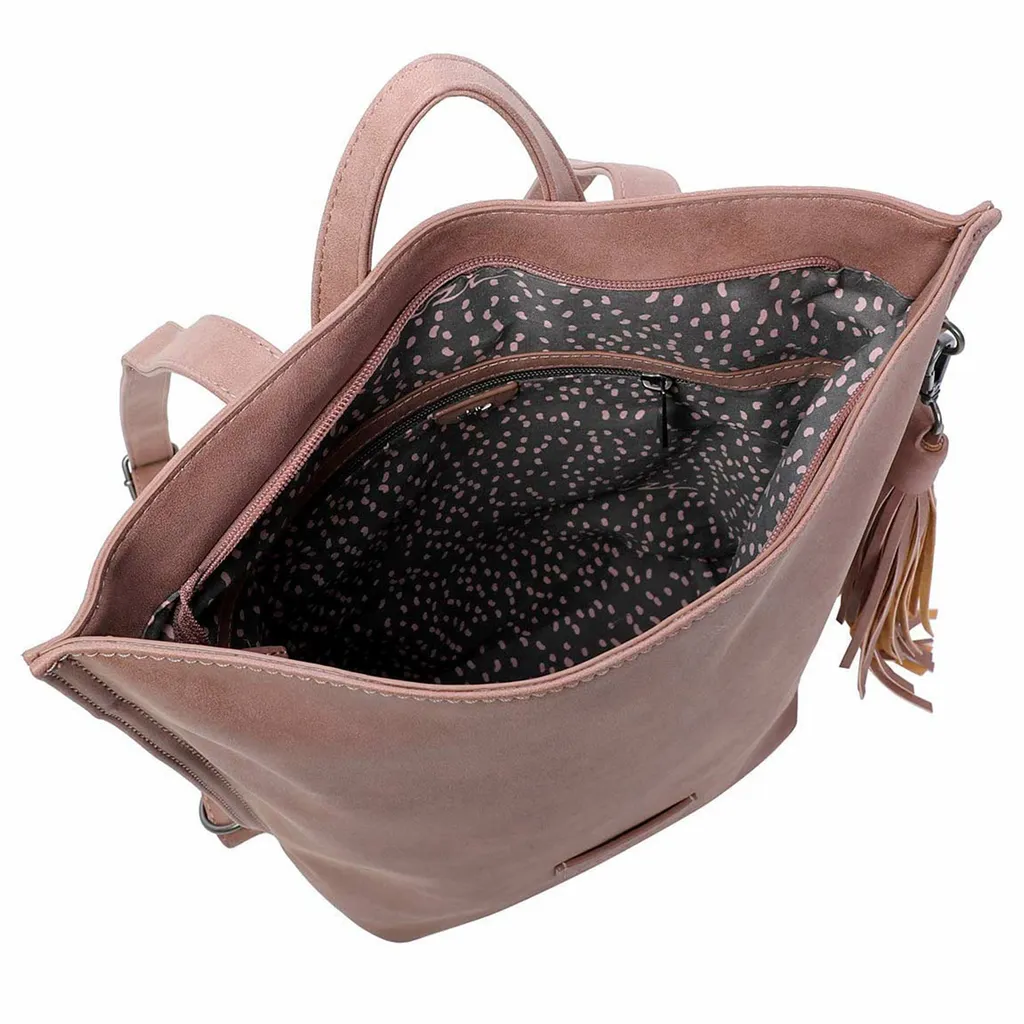 Fritzi33 Backpack Vintage Brun - Sac à Dos Souple au Design Rétro Chic