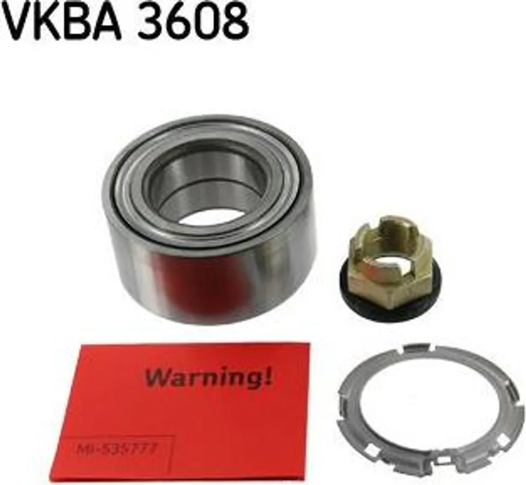 Roulement de Roue Arrière VKBA3608 SKF pour Renault Clio et Laguna III