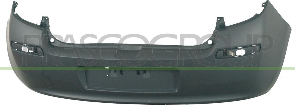 PRASCO Heckstoßstange Stoßfänger Hinten für RENAULT Clio III Schrägheck (BR0/1, CR0/1) CLIO Grandtour (KR0/1)