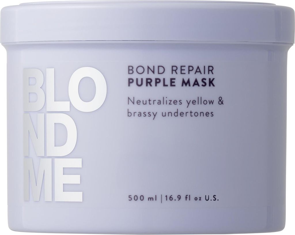 Schwarzkopf BLONDME Bond Repair Purple Mask 500 ml Produktbild 