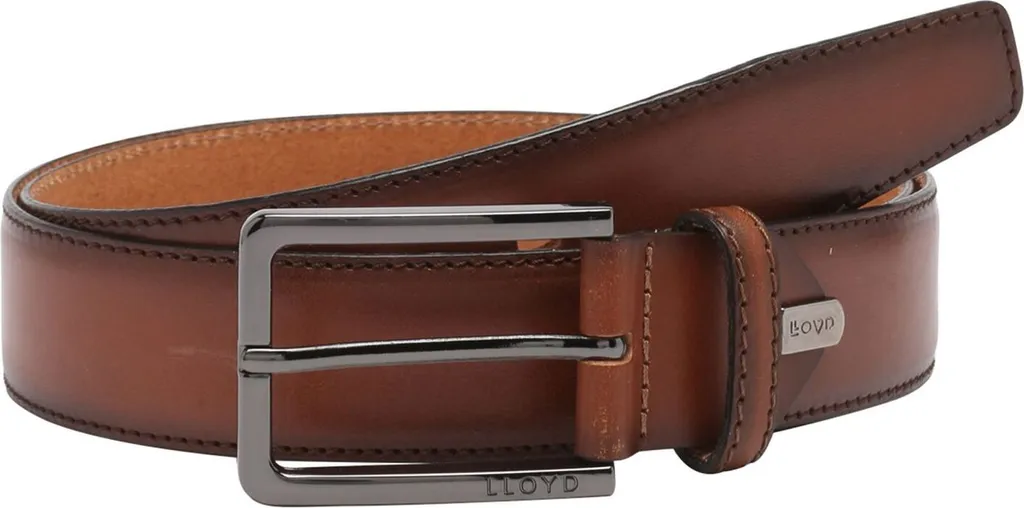 LLOYD Men's Leather Belt W85 Whisky | Cintura Uomo Cuoio Marrone