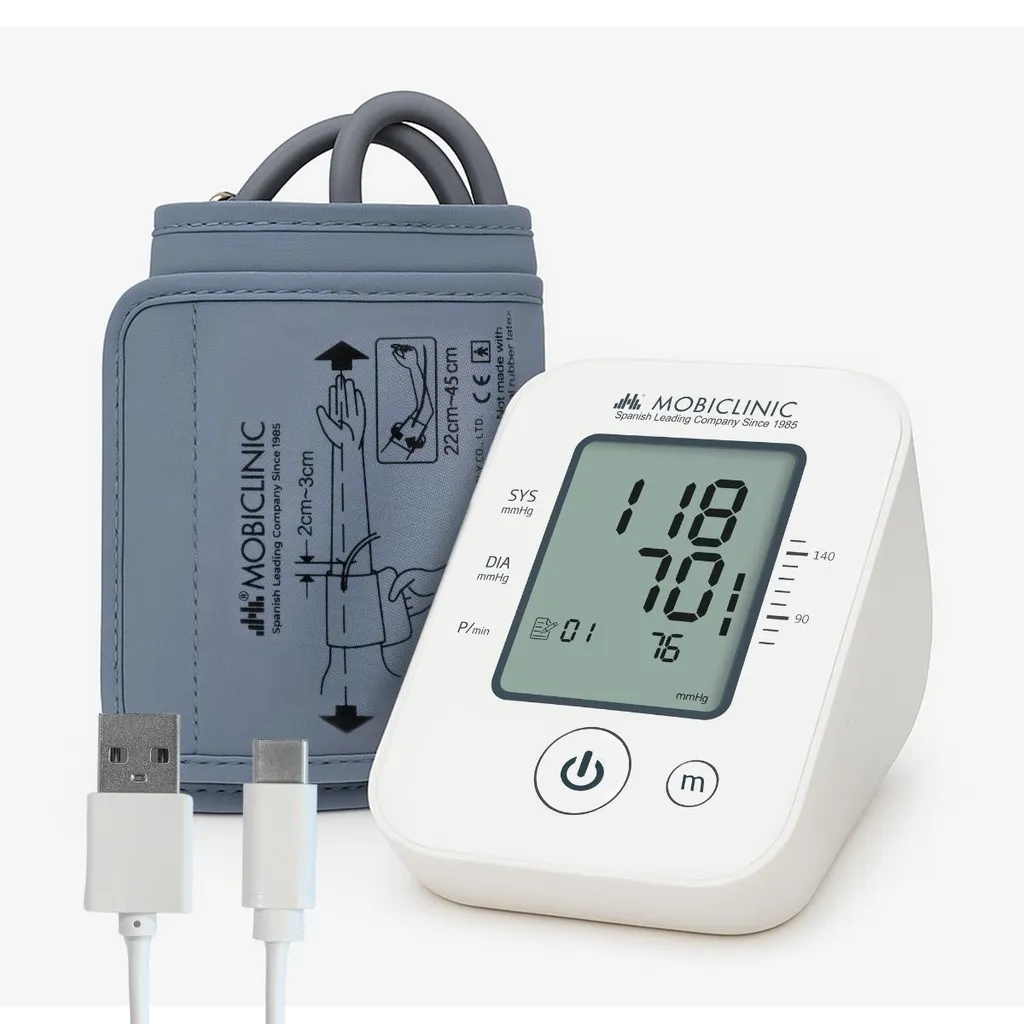 Tensimax Yuwell Misuratore Pressione Automatico da Braccio LCD 90 Memorie