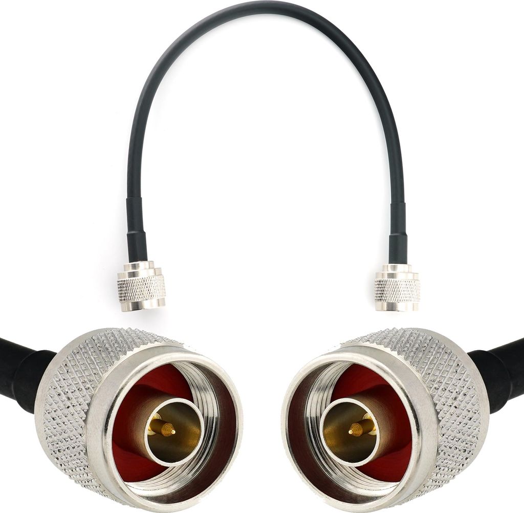 30cm N Stecker auf N Stecker — HF-240 (LMR 240 Äquivalent) Verlängerung Antennenkabel — für WiFi RF Antenne GSM LTE 4G 5G 6G Router Signalve...