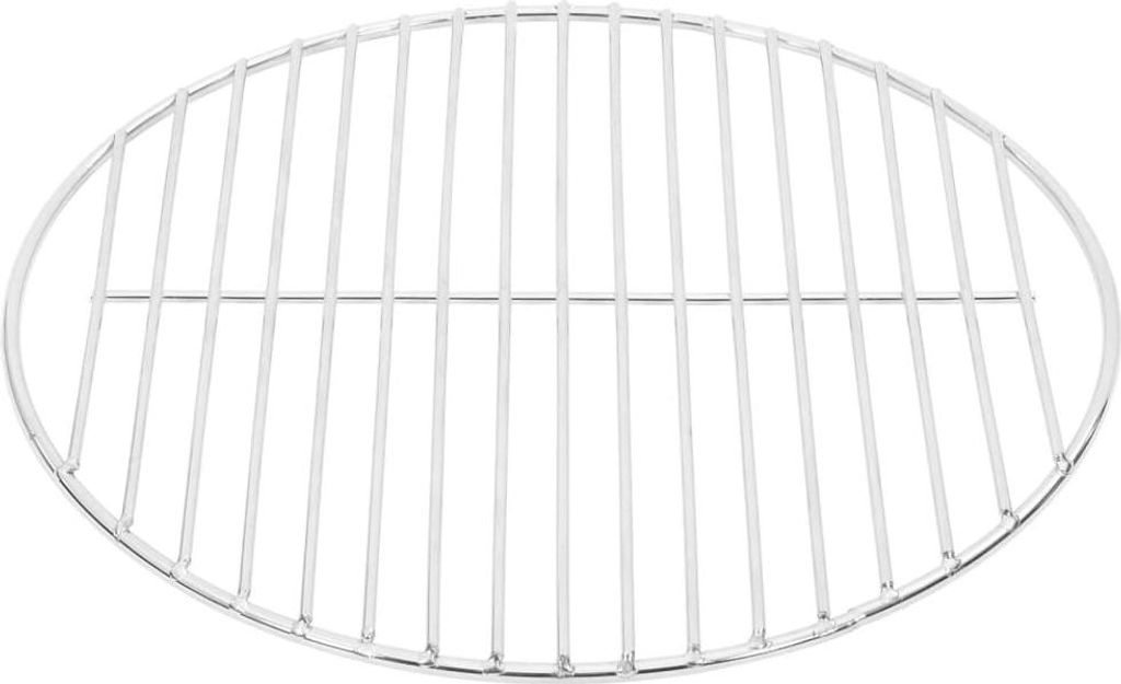 vidaXL Grillrost Rund Ø34,5 cm 304 Edelstahl