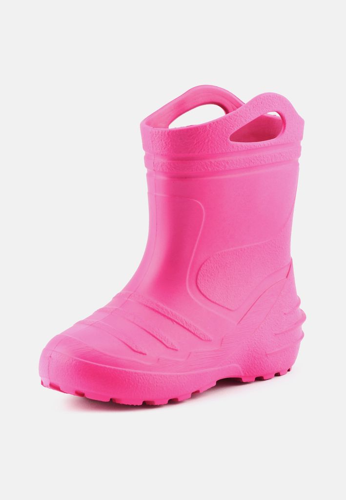 Ladeheid Kinder Mädchen Jungen federleichte Eva Thermo Gummistiefel gefüttert KL051 (Rosa, 33)
