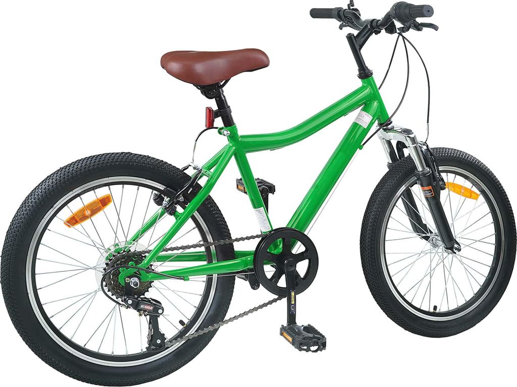 "Springschlussverkauf "Kinderfahrrad - CLORIS - 6-9 Jahre - Mädchenfahrrad - 20 Zoll 6-Speed für 6-11 Jahre alt Grün - Jugend- & Kinderfahrräde...