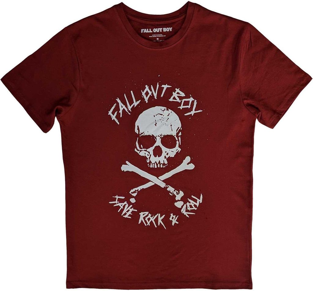 Fall Out Boy - "Save Rock and Roll" T-Shirt für Herren/Damen Uni RO9151 (XL) (Rot)