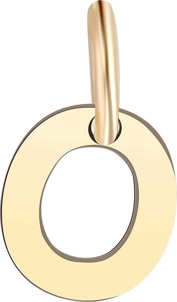 375/- Gold Anhänger "Golden Initials" ohne Kette, Buchstaben, Initialien, 9 Karat, Gelbgold