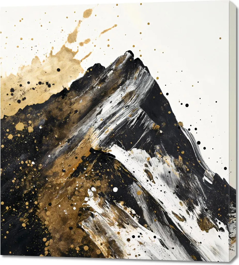 Sublimez votre intérieur avec l'image Pointes dorées 90 x 100 cm