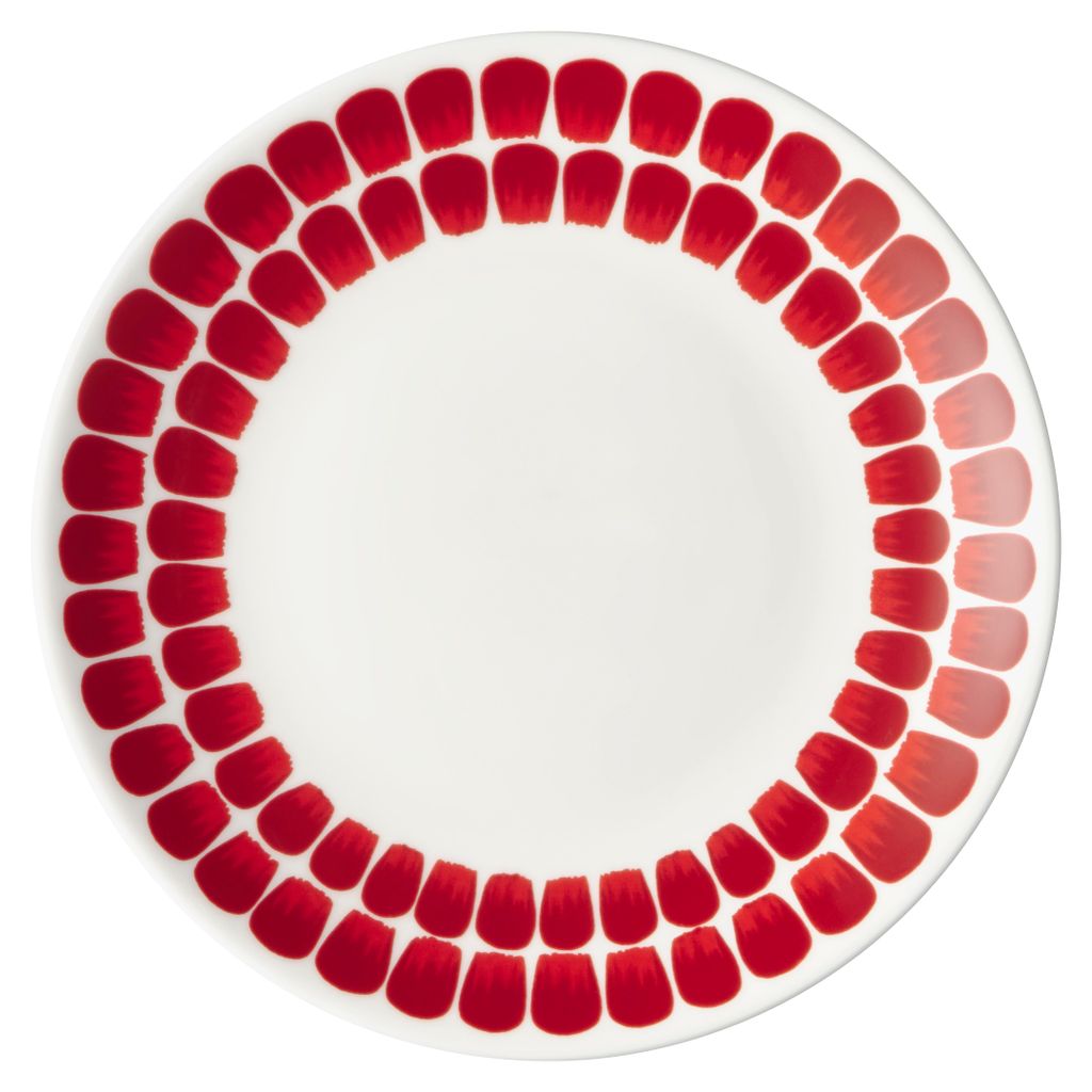 Arabia Tuokio plate 20cm red 1055226