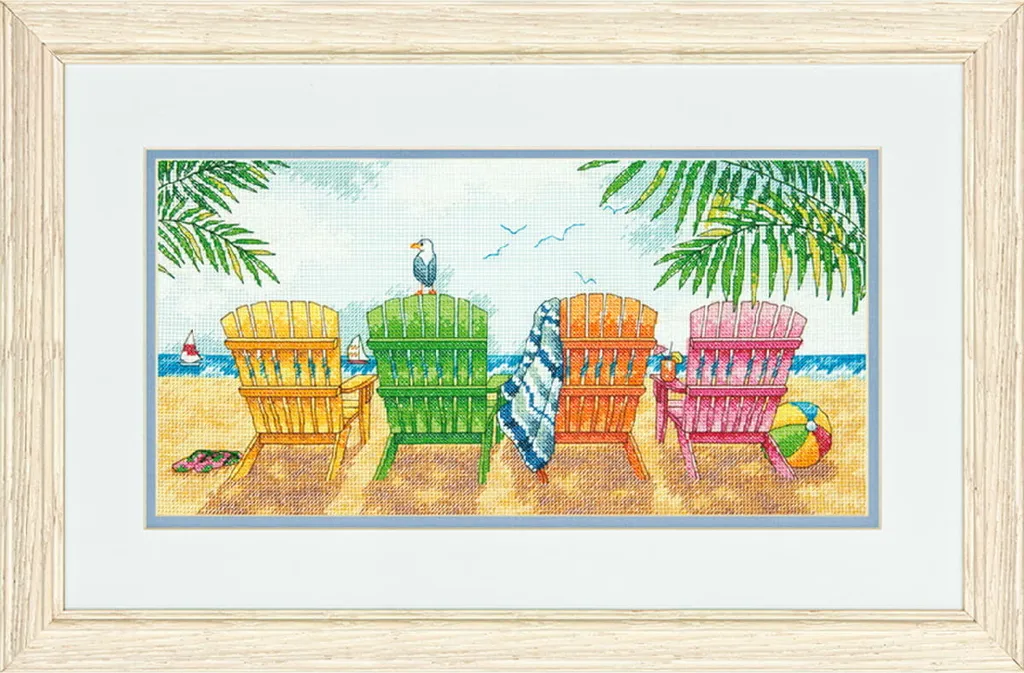 Réussir sa broderie marine facilement : Kit point de croix Dimensions