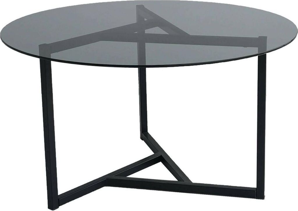 Esperia - Couchtisch, 75x75x42h cm Grau Taube, Runde Form Produktbild 