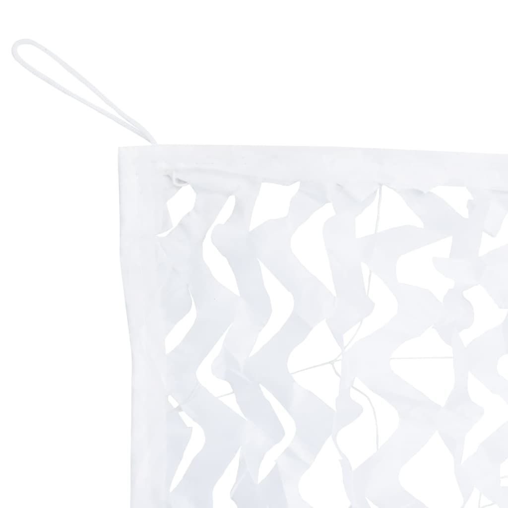 vidaXL Tarnnetz mit Aufbewahrungstasche 623x203 cm Weiß Produktbild 1