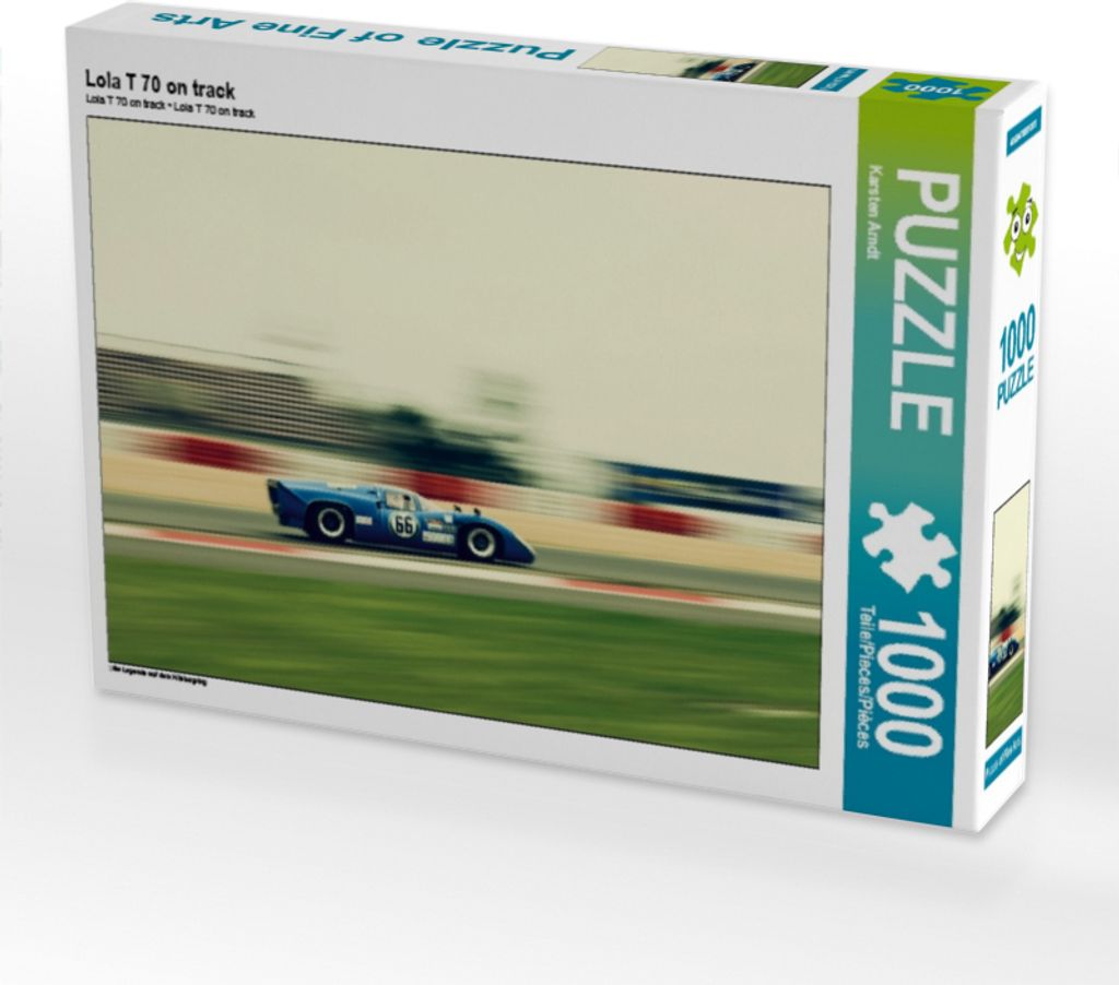 CALVENDO Puzzle Lola T 70 on track | 1000 Teile Lege-Größe 64x48cm Foto-Puzzle für glückliche Stunden