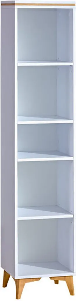 Bibliothèque de rangement étagère polyvalente multi-niveaux en bois