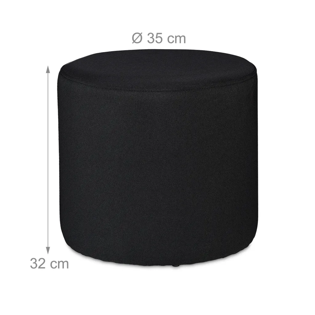 Table d'appoint et tabouret noir : la solution pour petits espaces - 5