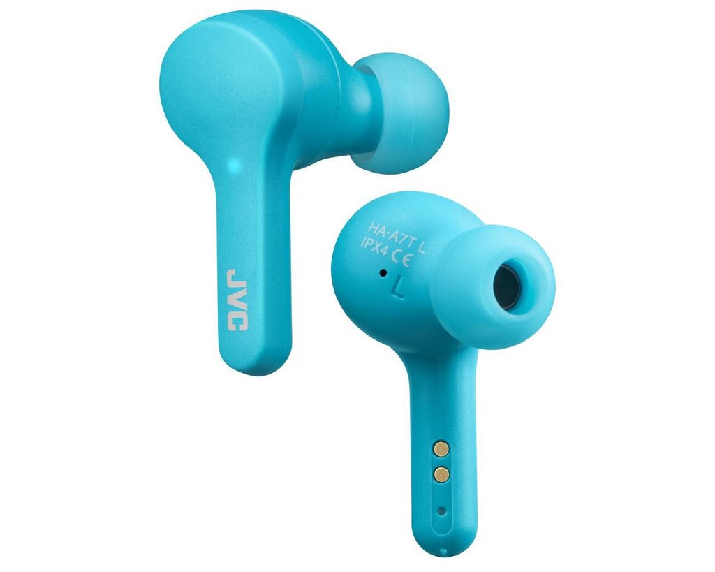 JVC HA-A7T-AN, True Wireless Stereo (TWS), Anrufe/Musik, 20 - 20000 Hz, 9,5 g, Kopfhörer, Blau
