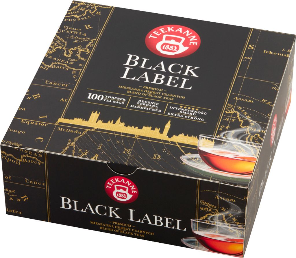 Teekanne Black Label Schwarzteemischung 200 G (100 X 2,0 G) Produktbild 2
