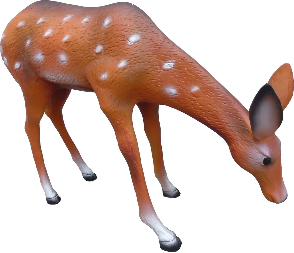 Statue Chevreuil extérieur 55cm : déco jardin réaliste anti-UV et gel
